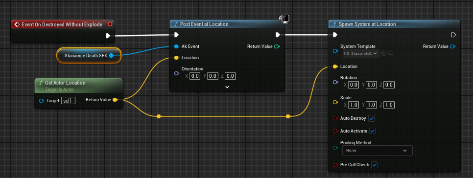 Audio implementation system screenshot