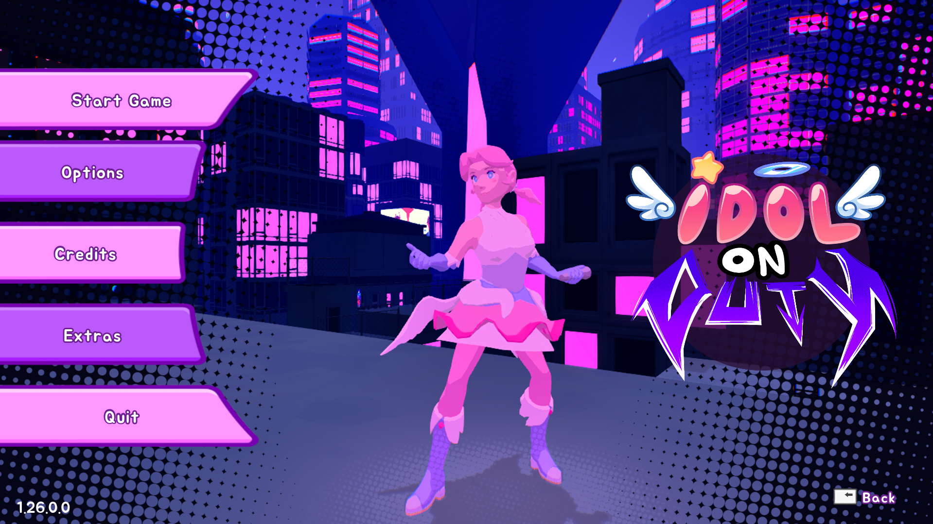 Idol On Duty gameplay showing the beat-responsive experience